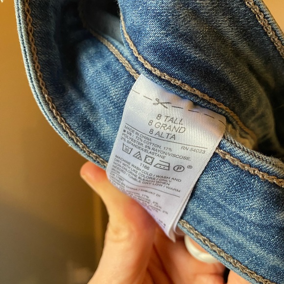 Old Navy Jeans (Two Tones Light Denim 8 Tall/Long) - Picture 5 of 7